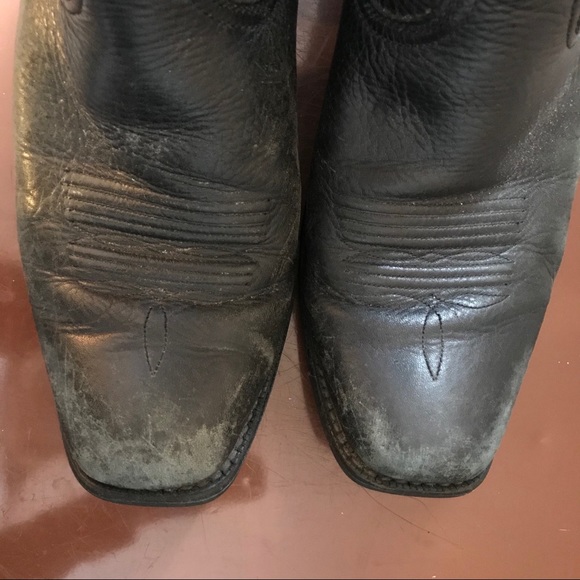 Ariat Leather Western Cowboy Boots - Picture 6 of 9